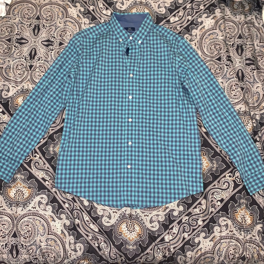 George Plaid Button Down Shirt